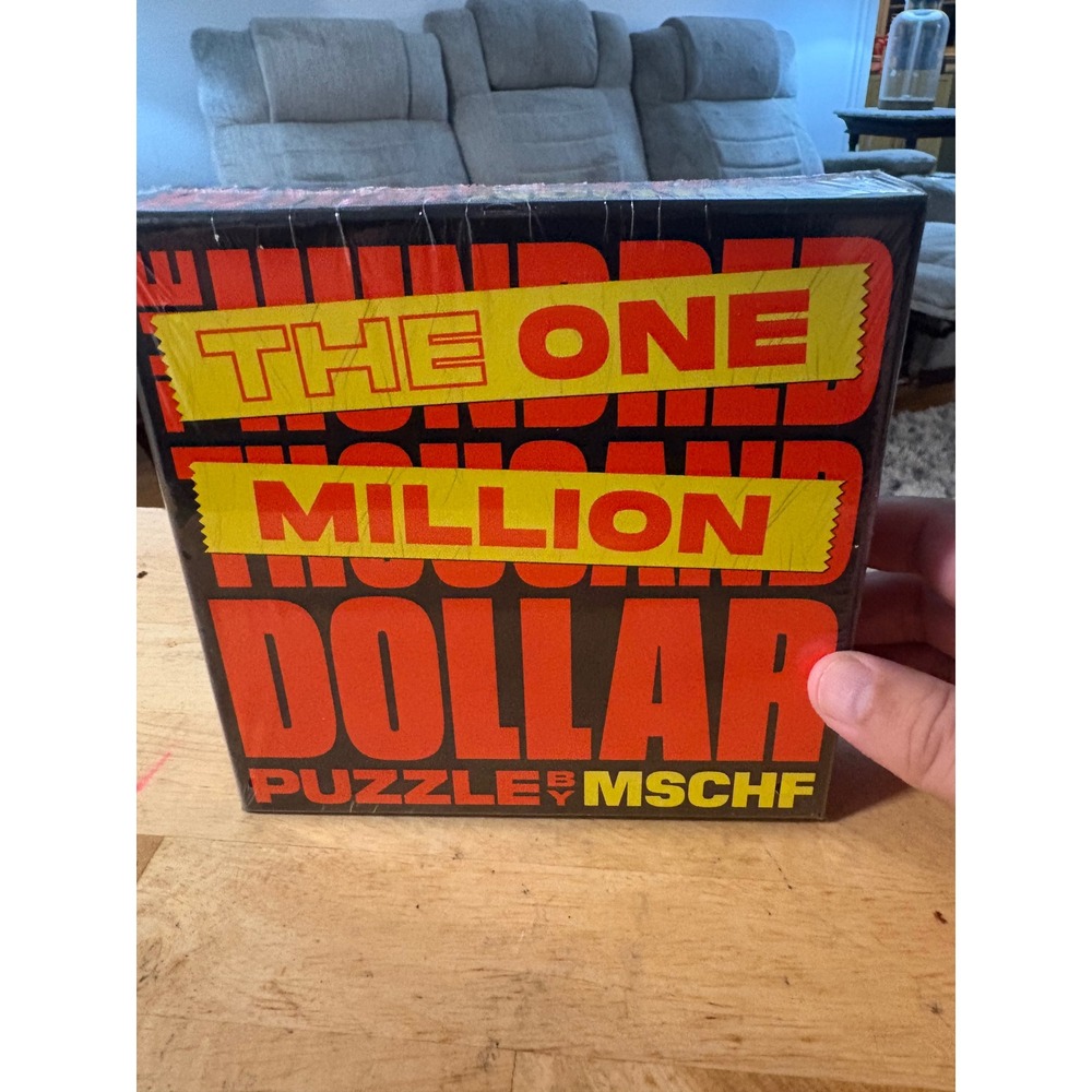 MSCHF The One Million Dollar Puzzle 500 Piece Jigsaw New Sealed QR Code Win